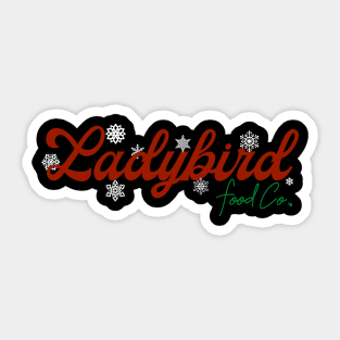 Ladybird Food Co. Holiday Design Sticker